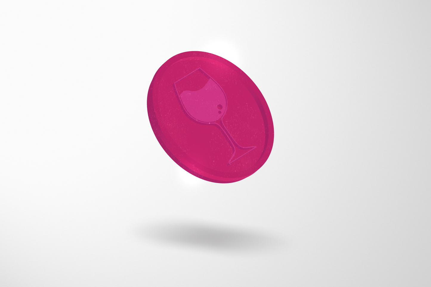 A photo of Embossed Plastic Tokens in Stock from JM Band®. Purchase Tokens in Purple Flower here.