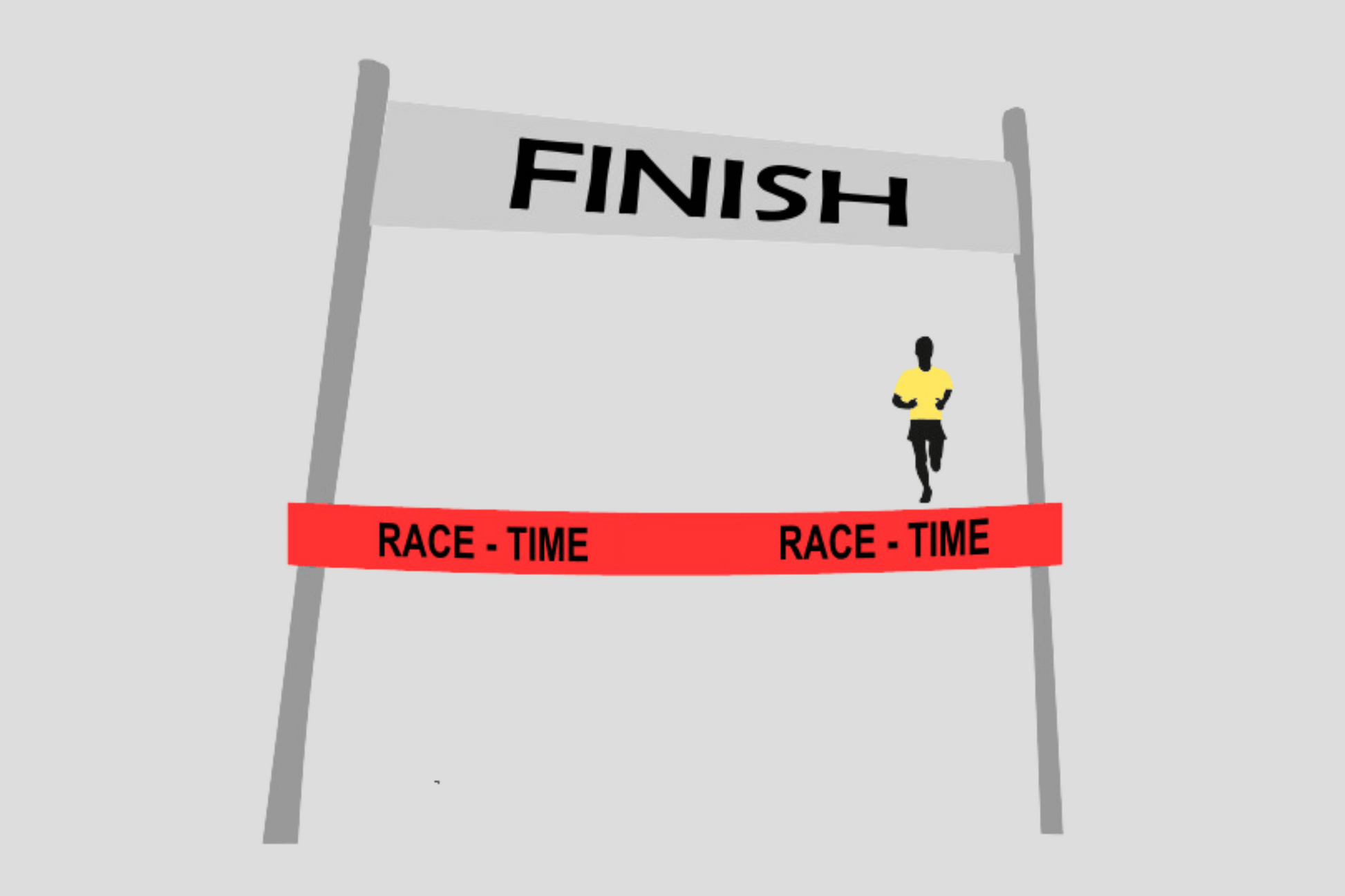 Finish Line Ribbon with Print Ribbon JM Band®