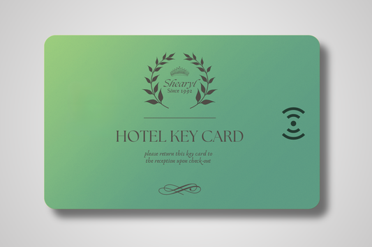 A photo of RFID Card with logo from JM Band®. Purchase RFID in Fudan FM1108 here.