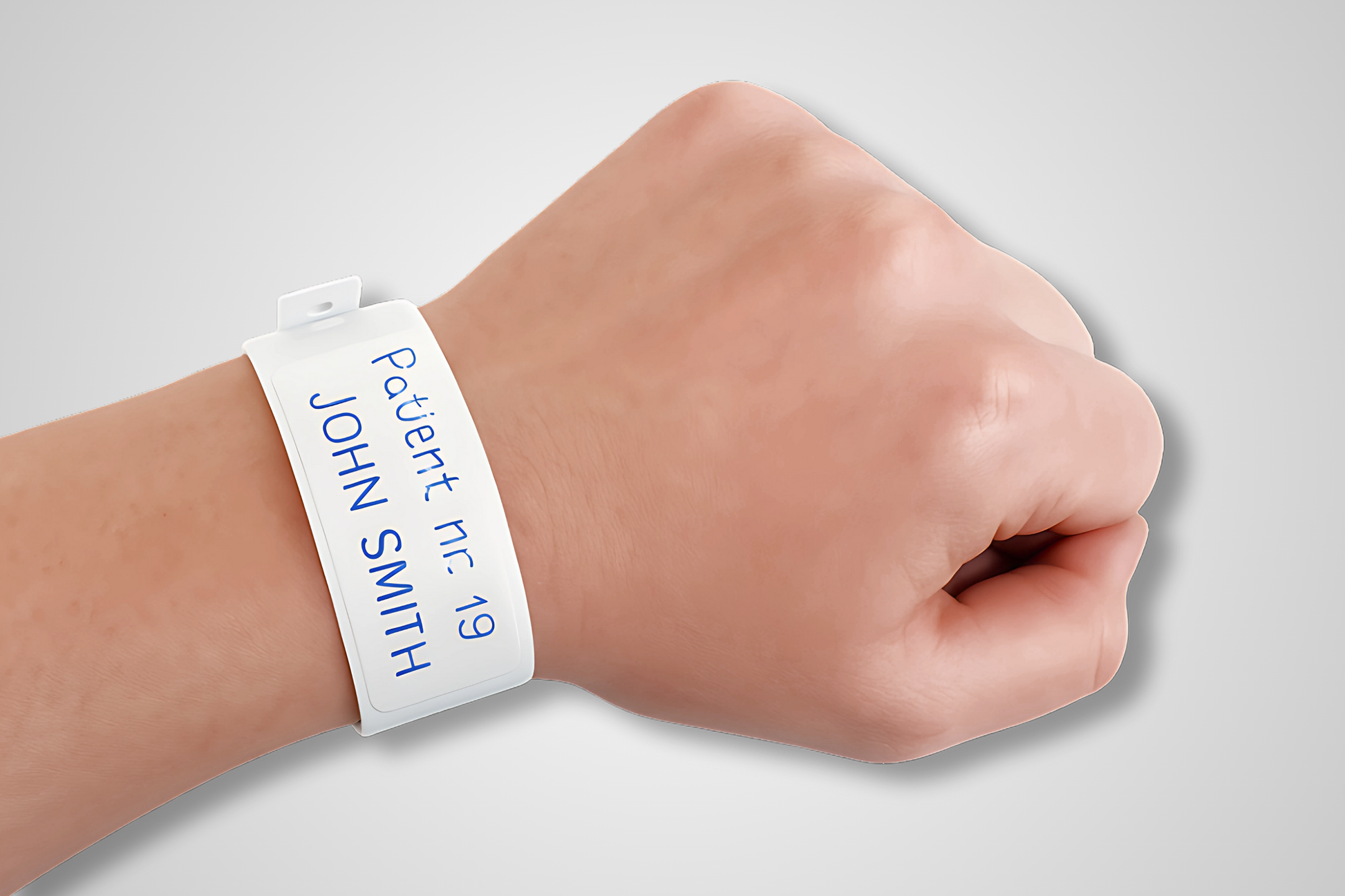 A photo of Patient Wristbands with Plastic Pocket from JM Band®. Purchase Vinyl Wristbands in patient wristband here.