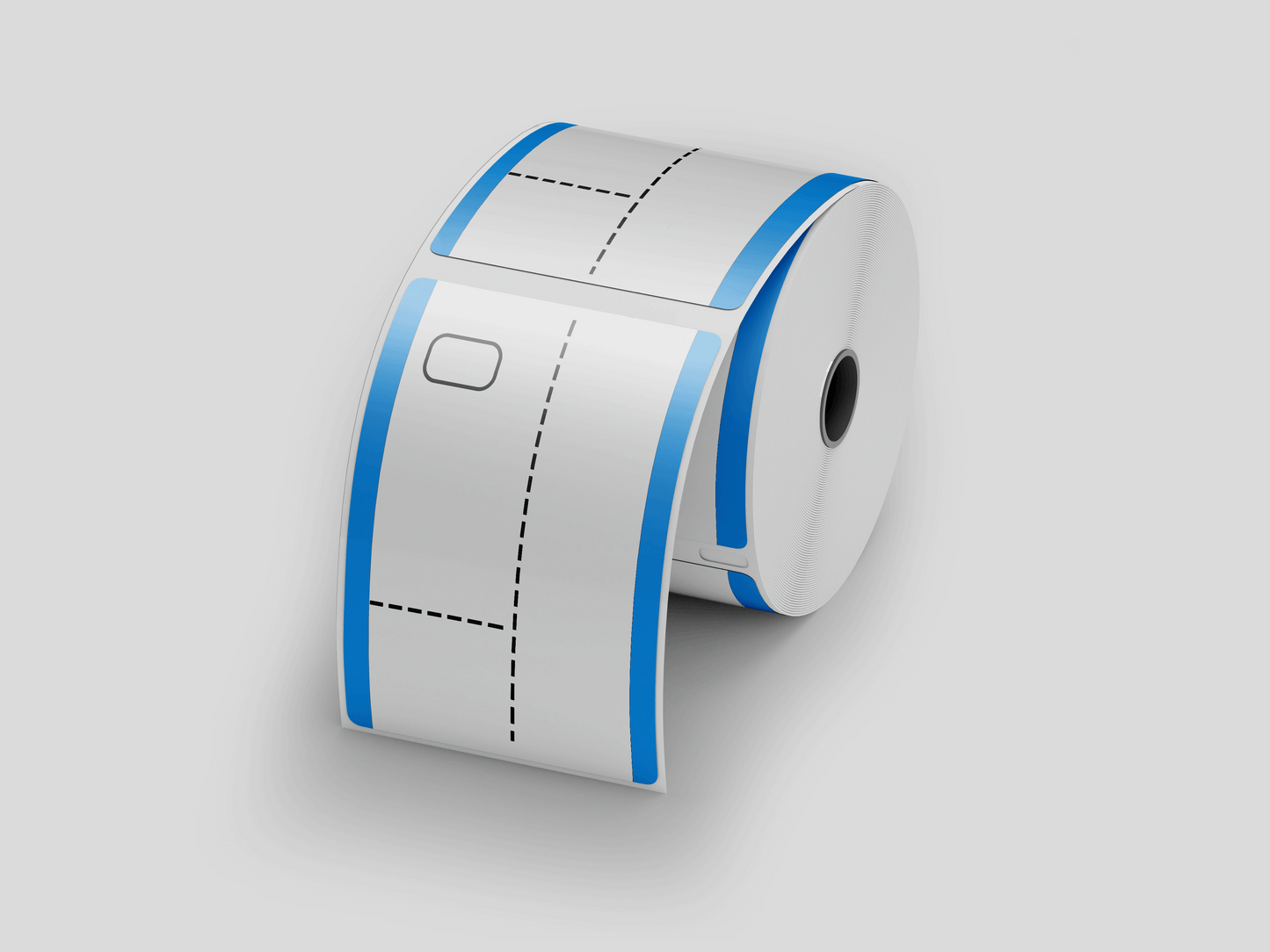 3-Part Thermal Cloakroom Tickets in Roll Tickets JM Band EU 1 Blue