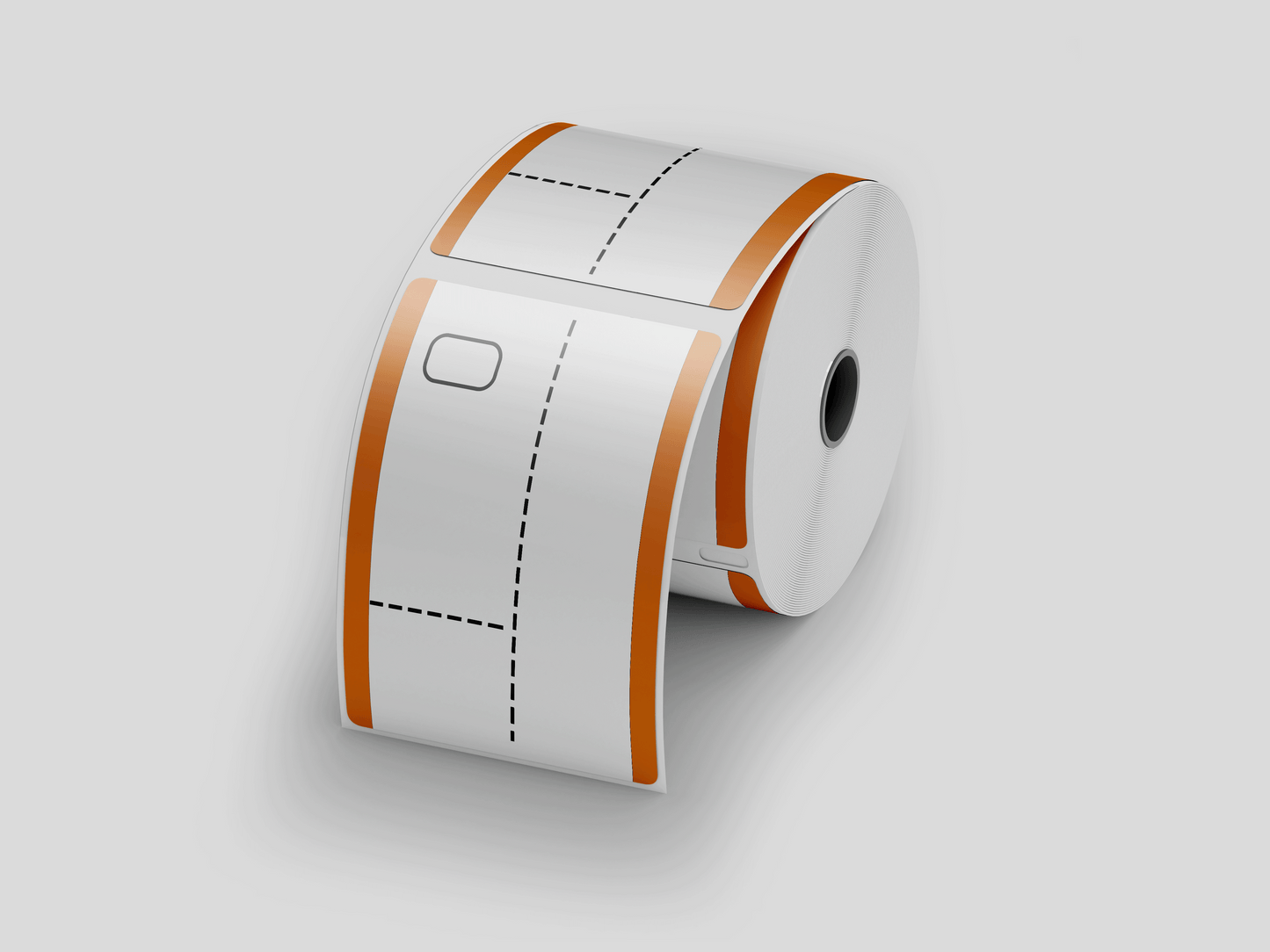 3-Part Thermal Cloakroom Tickets in Roll Tickets JM Band EU 1 Orange