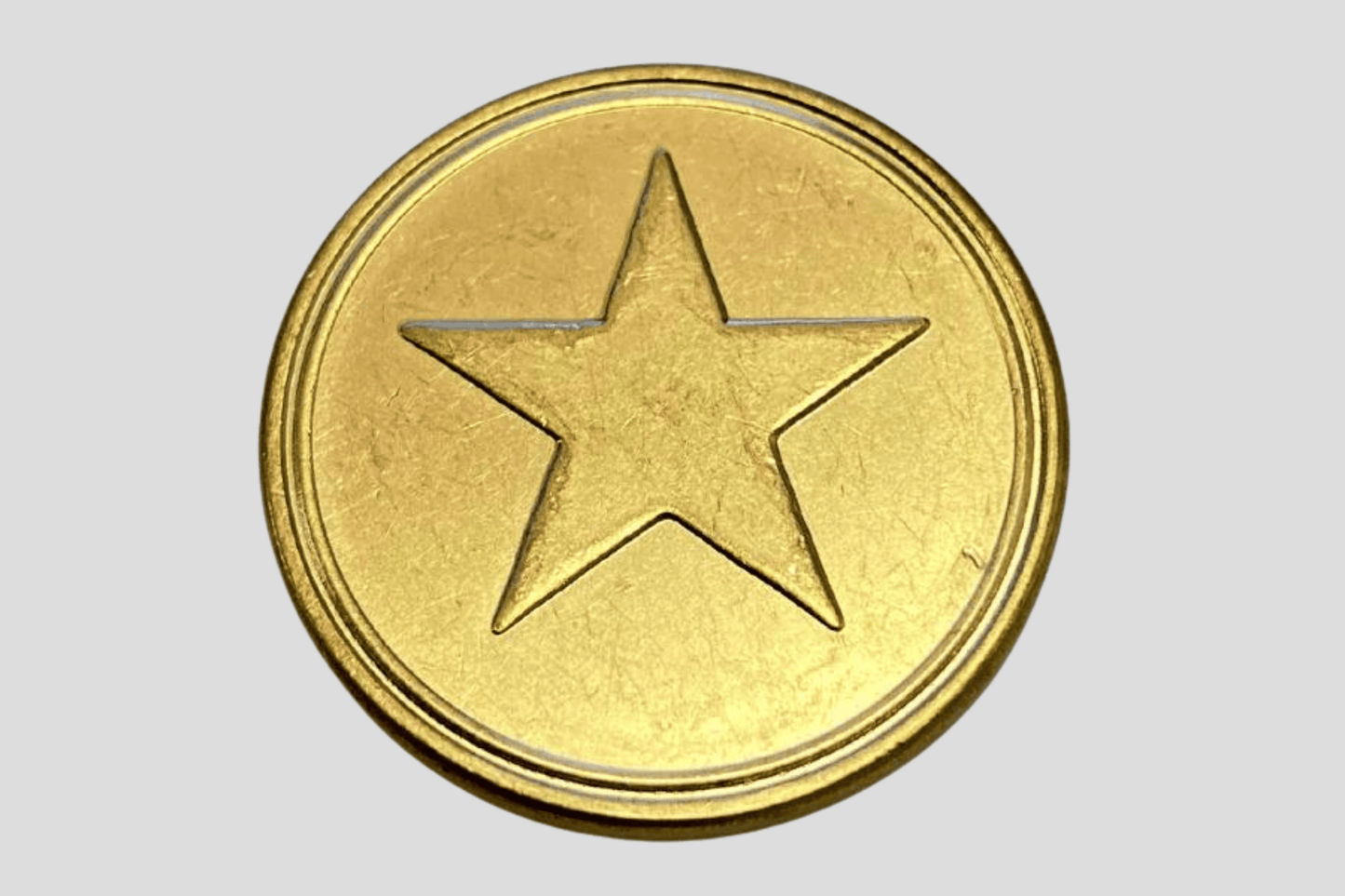 Embossed Metal Tokens in Stock Tokens JM Band EU 1 23.35 mm