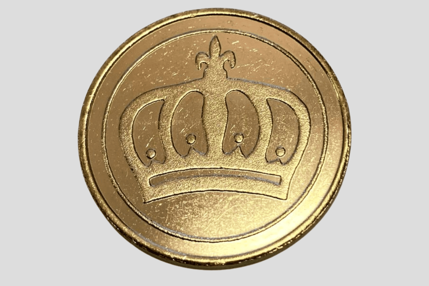 Embossed Metal Tokens in Stock Tokens JM Band EU 1 27 mm