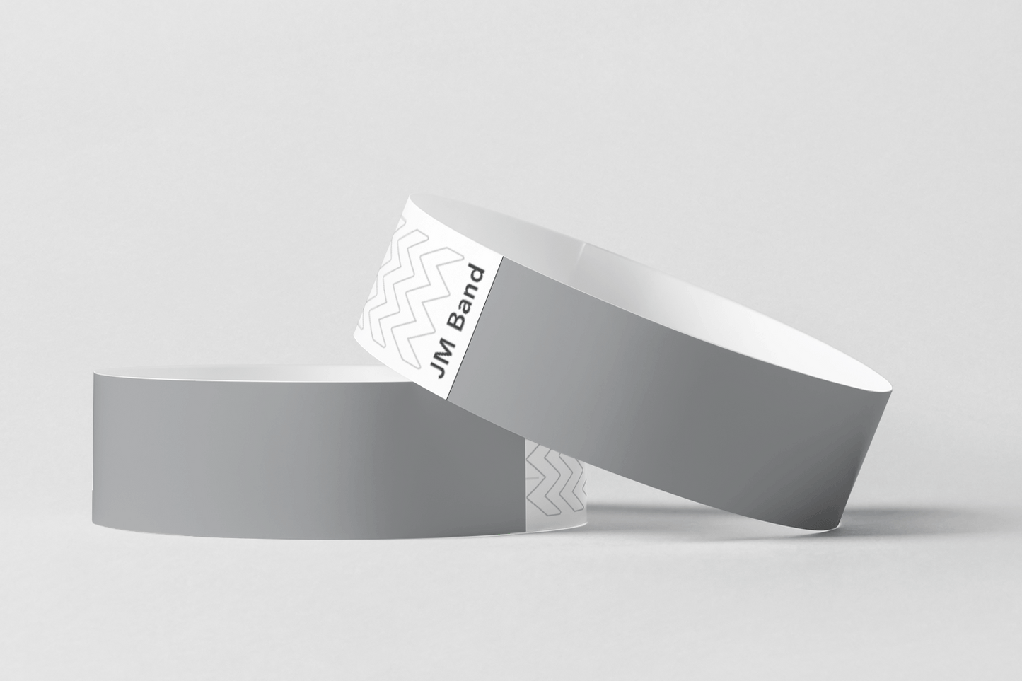 Paper Wristbands -  Plain Stock Paper wristbands JM Band® 10 Gray
