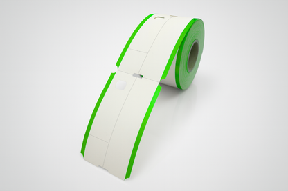 Trijų dalių termo rūbinės bilietai ritinėlyje