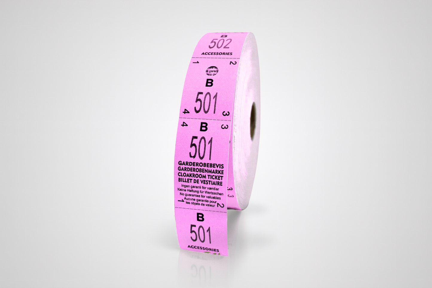 Trijų dalių rūbinės numeriai