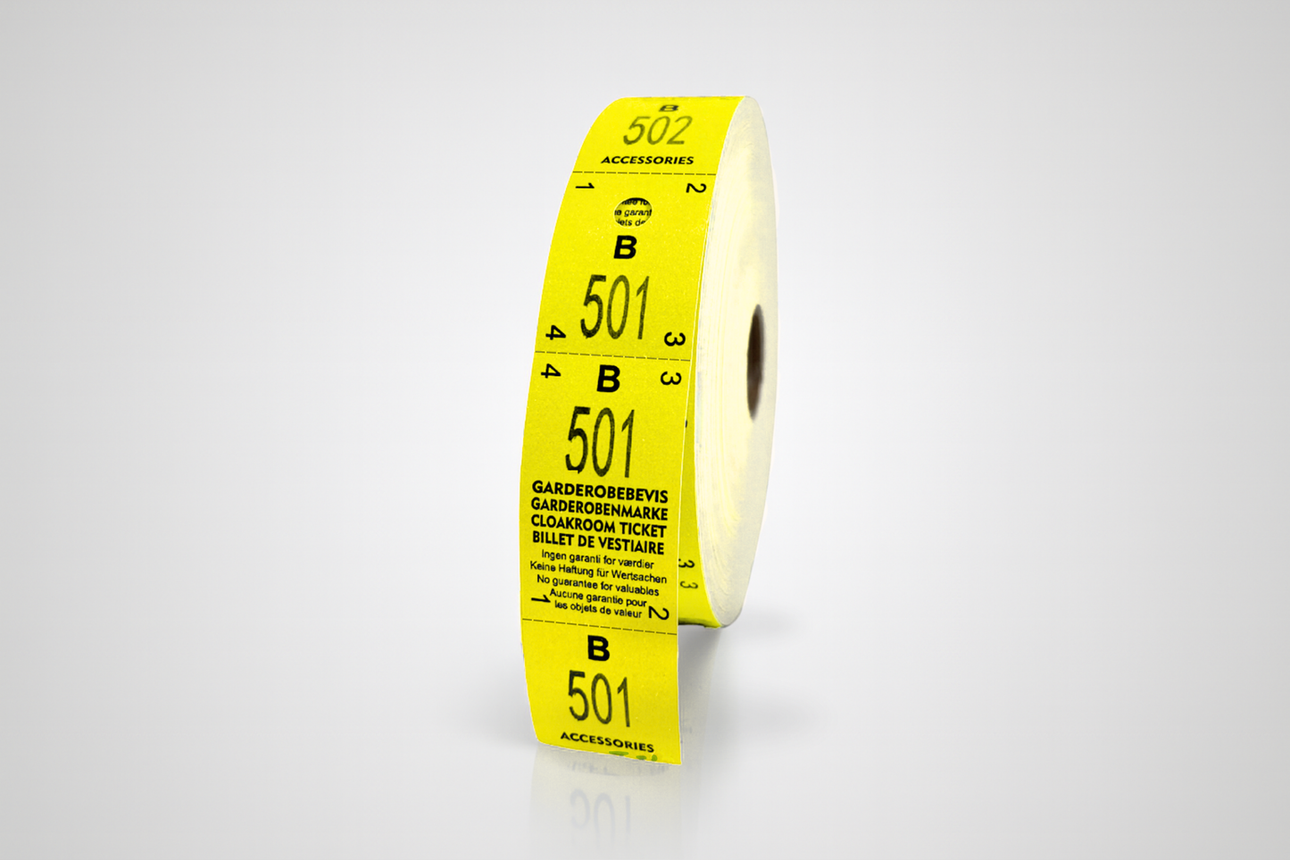 Trijų dalių rūbinės numeriai