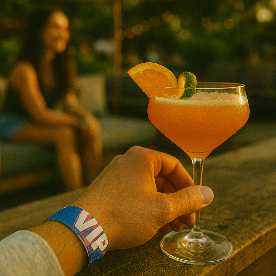 Colour-printed paper wristbands