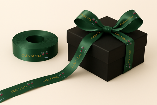 Fabric Gift Ribbon with Colour Print