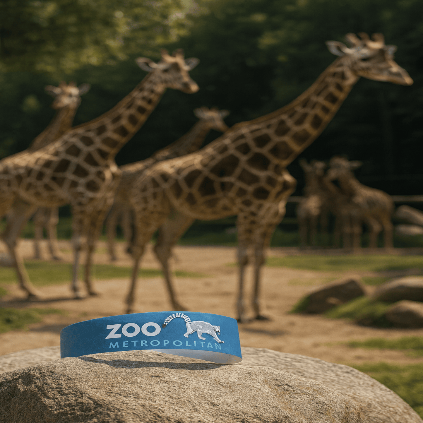 Colour-printed paper wristbands