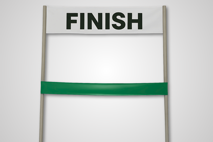 Finish Line Ribbon without Print