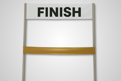 Finish Line Ribbon without Print
