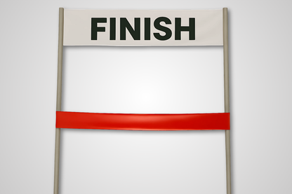 Finish Line Ribbon without Print