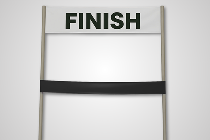 Finish Line Ribbon without Print