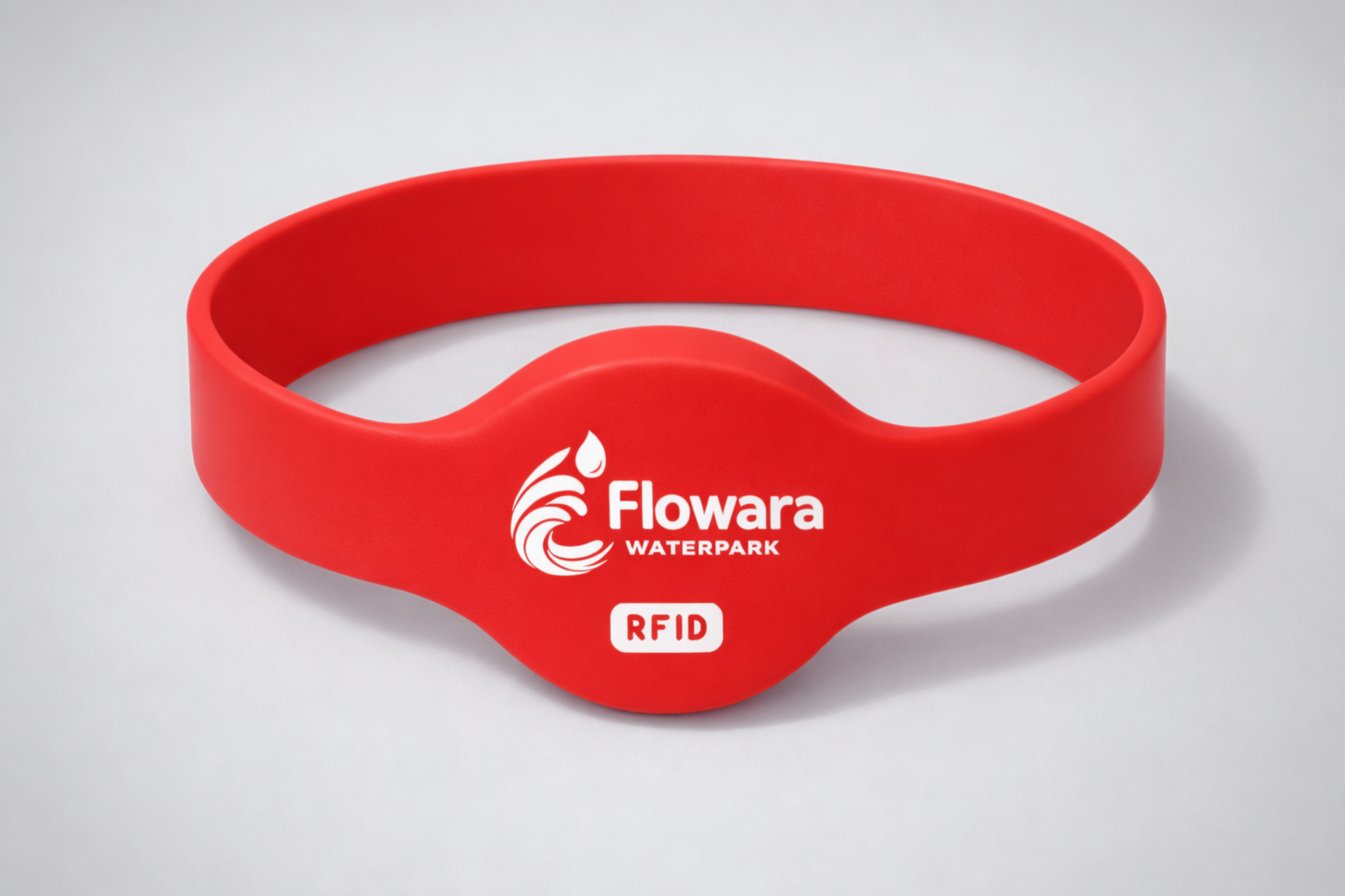 NFC silikoninė apyrankė, modelis JM02, su užsakomuoju JM Band® spaudiniu.