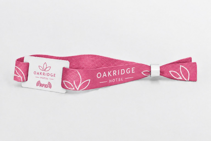 RFID medvilninės apyrankės su spauda