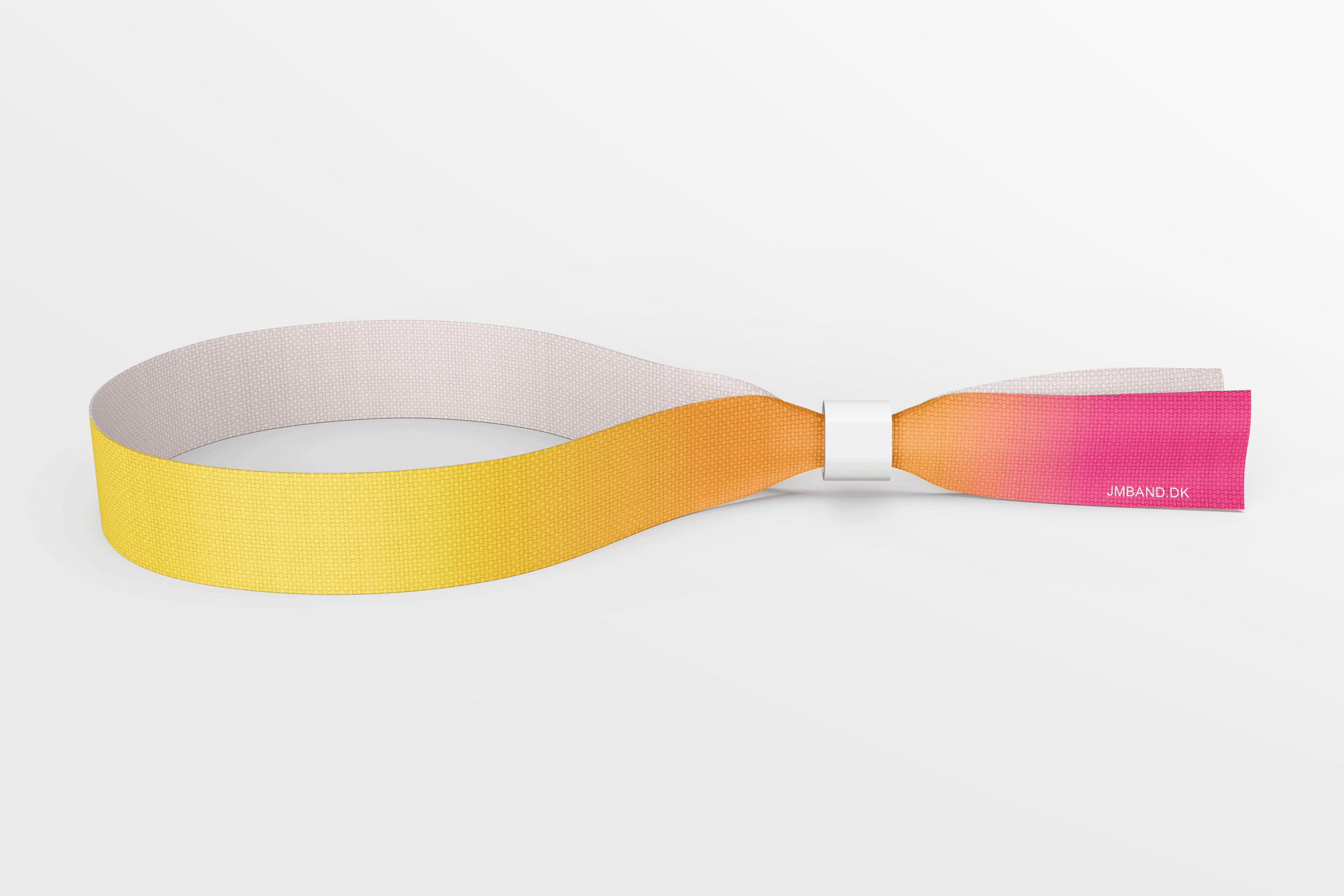 ECO PET Festival Wristbands in Stock Fabric Wristbands JM Band® 1 Yellow