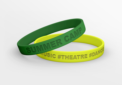 Debossed Silicone Wristbands Silicone wristbands JM Band® 