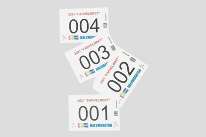 Bib Numbers with Print Race number JM Band EU   