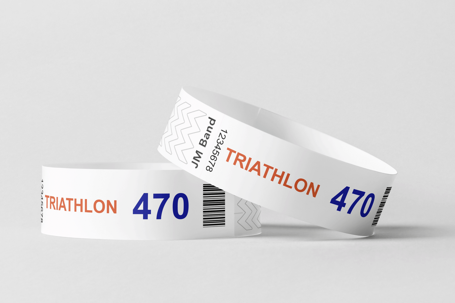 Bib Number Wristbands Paper wristbands JM Band UK